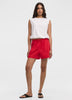 Linen-Blend Shorts with Elastic Waistband