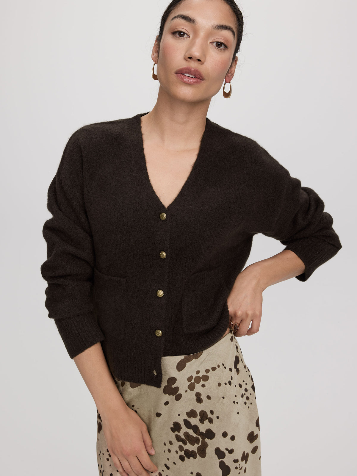 Cardigan à col V 