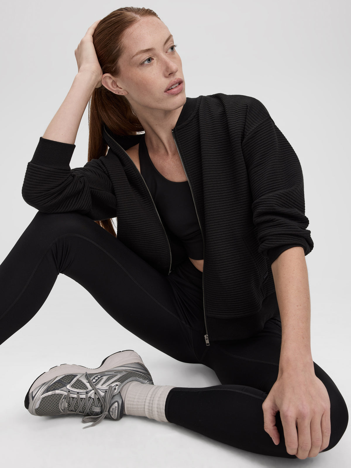 Jacquard Bomber Jacket - Hyba