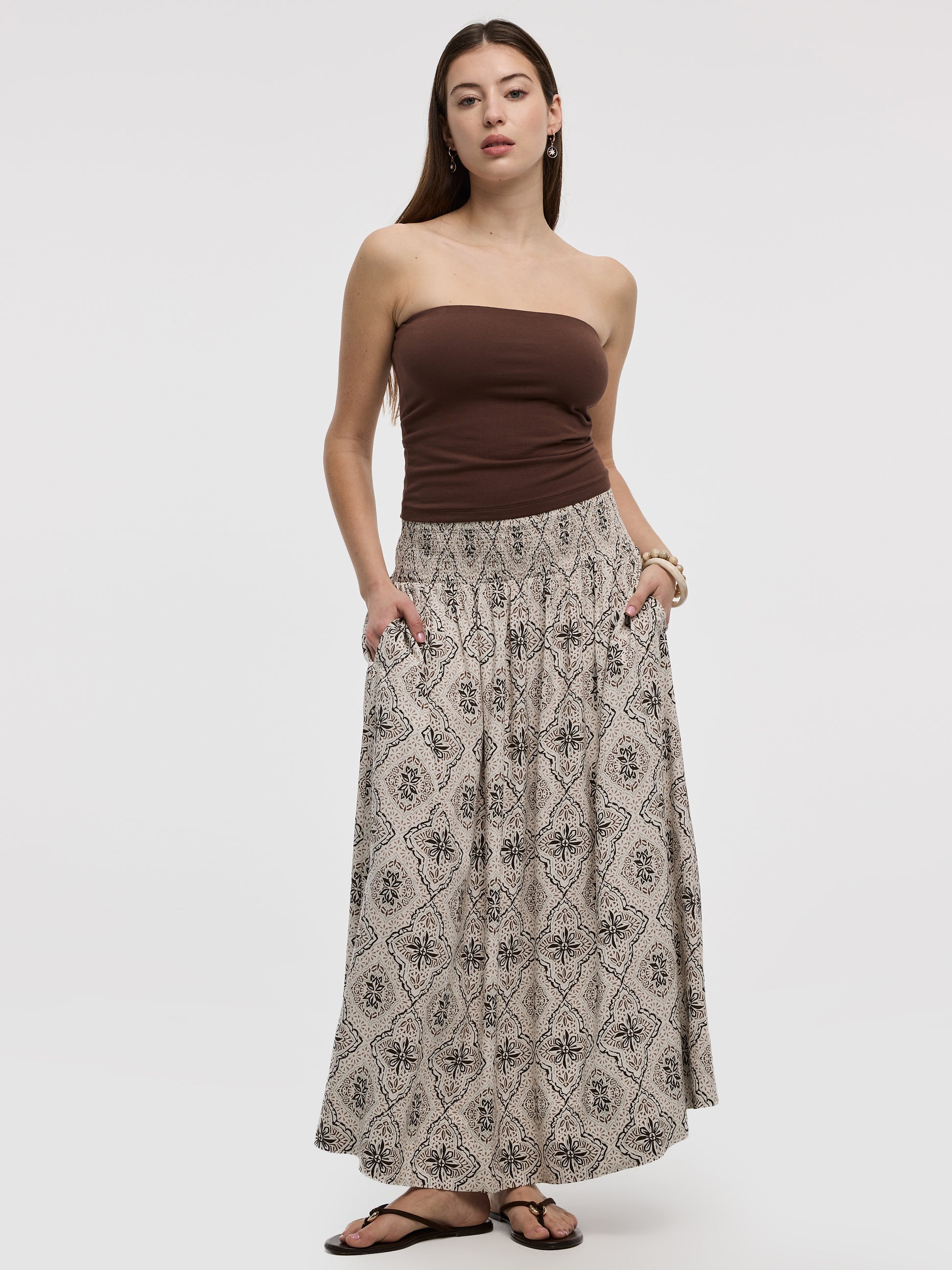 A-Line Maxi Skirt