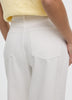 White High-Rise Barrel Jeans