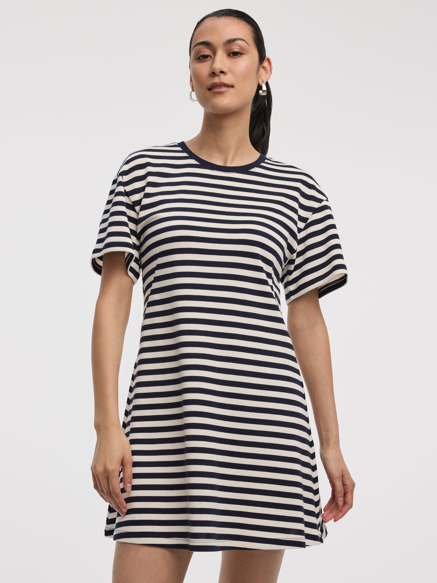 Robe t-shirt rayée 