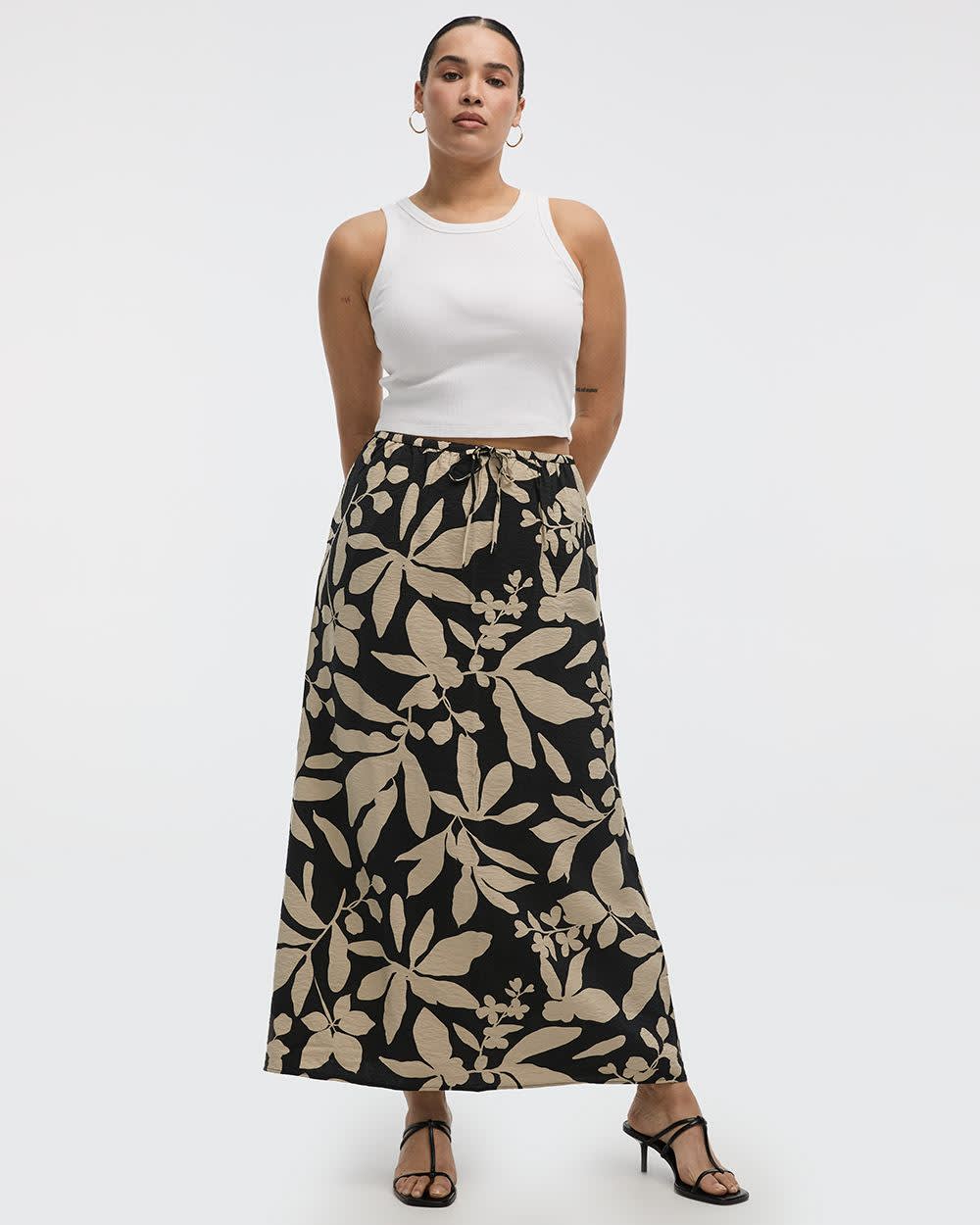 Pull-On Maxi Skirt