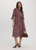Long-Sleeve Midi Shirtdress