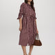 Long-Sleeve Midi Shirtdress