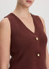Sleeveless V-Neck Sweater Vest