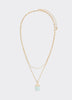 Necklace – Multi Row Design – Metal Imitation Jewelry