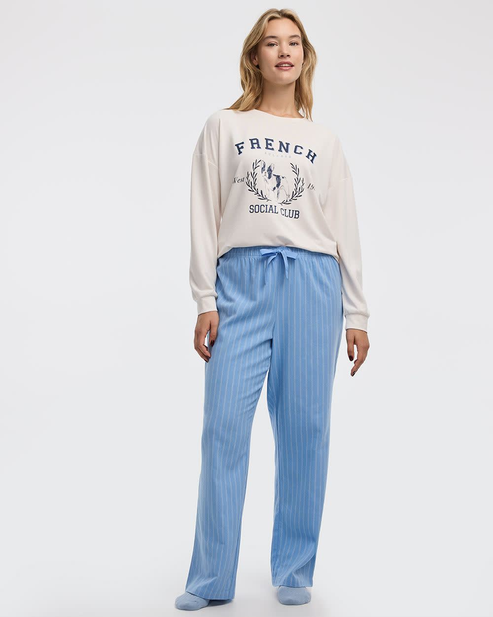 Straight-Leg Flannel Pyjama Pant