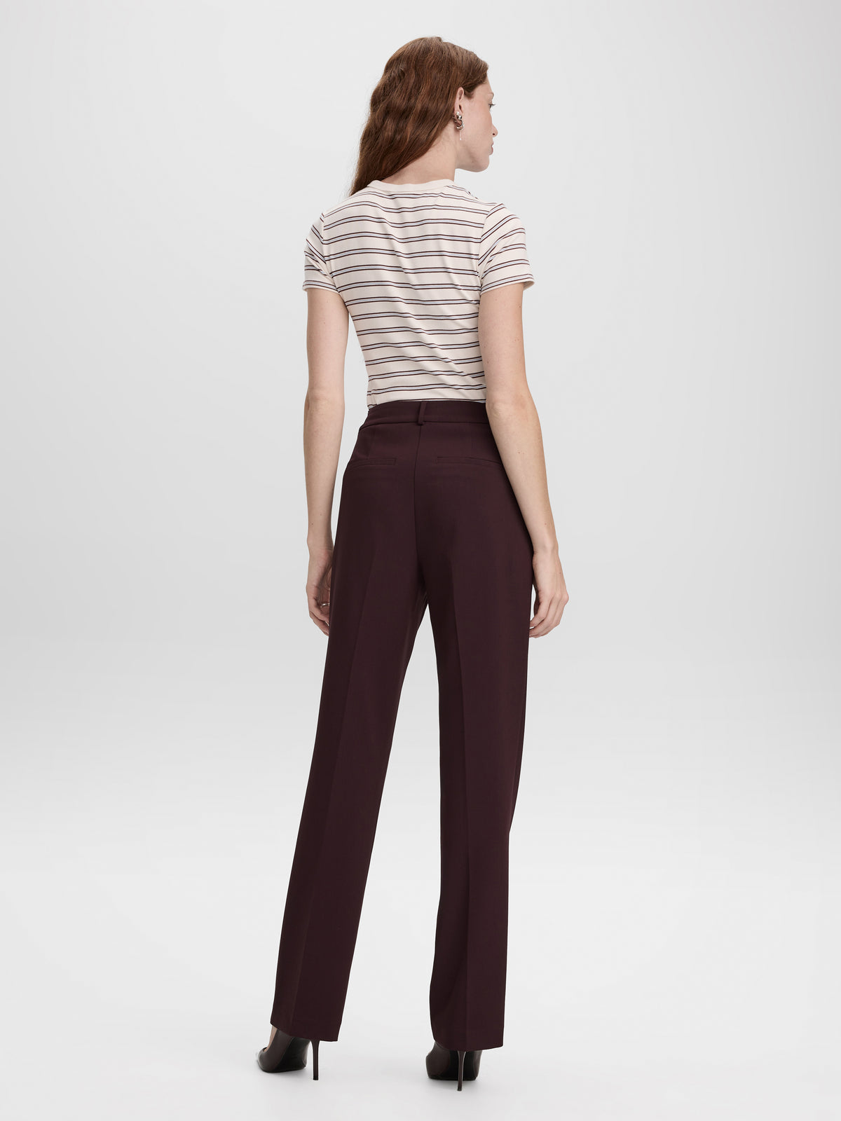 Straight-Leg High-Rise Pants - The Studio
