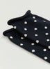 Dotted Bamboo Viscose Crew Socks