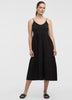 Sleeveless V-Neck Midi Dress