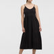 Sleeveless V-Neck Midi Dress