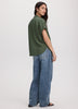 Short-Sleeve Shirt with Notch Collar