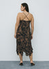 Sleeveless Maxi Dress with Cowl Neckline