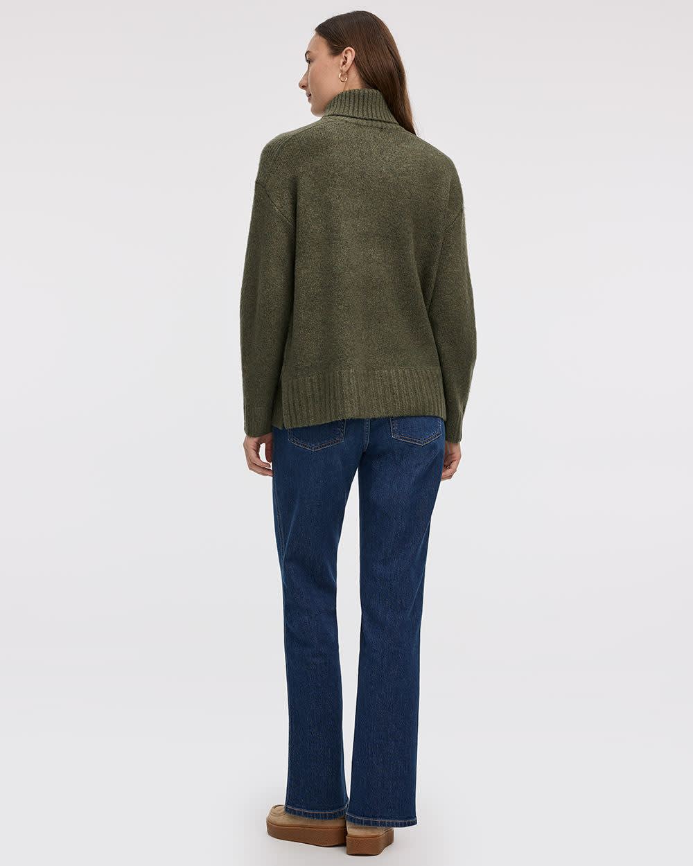 Long-Sleeve Turtleneck Pullover