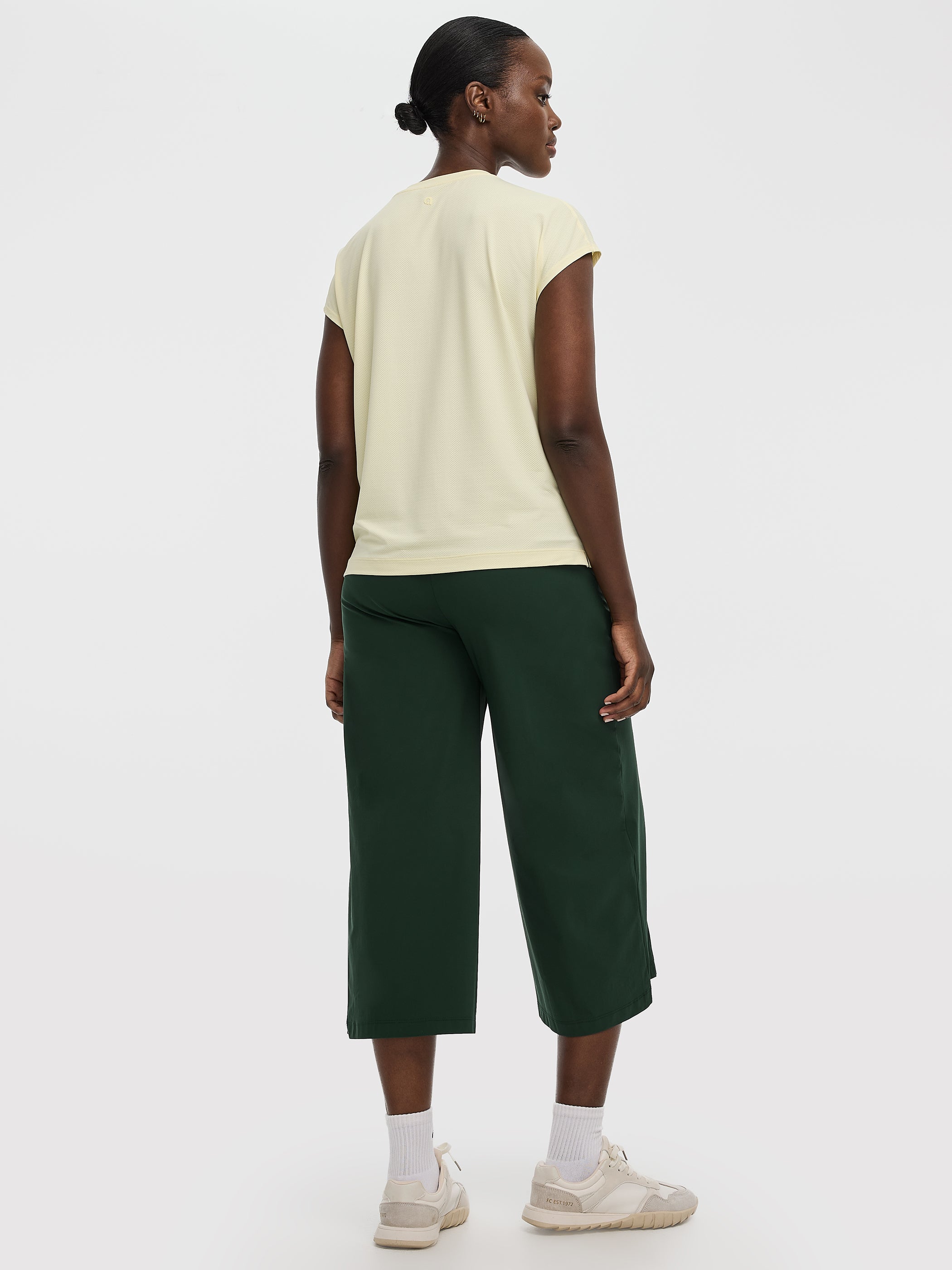 Extended-Sleeve Mesh Tee