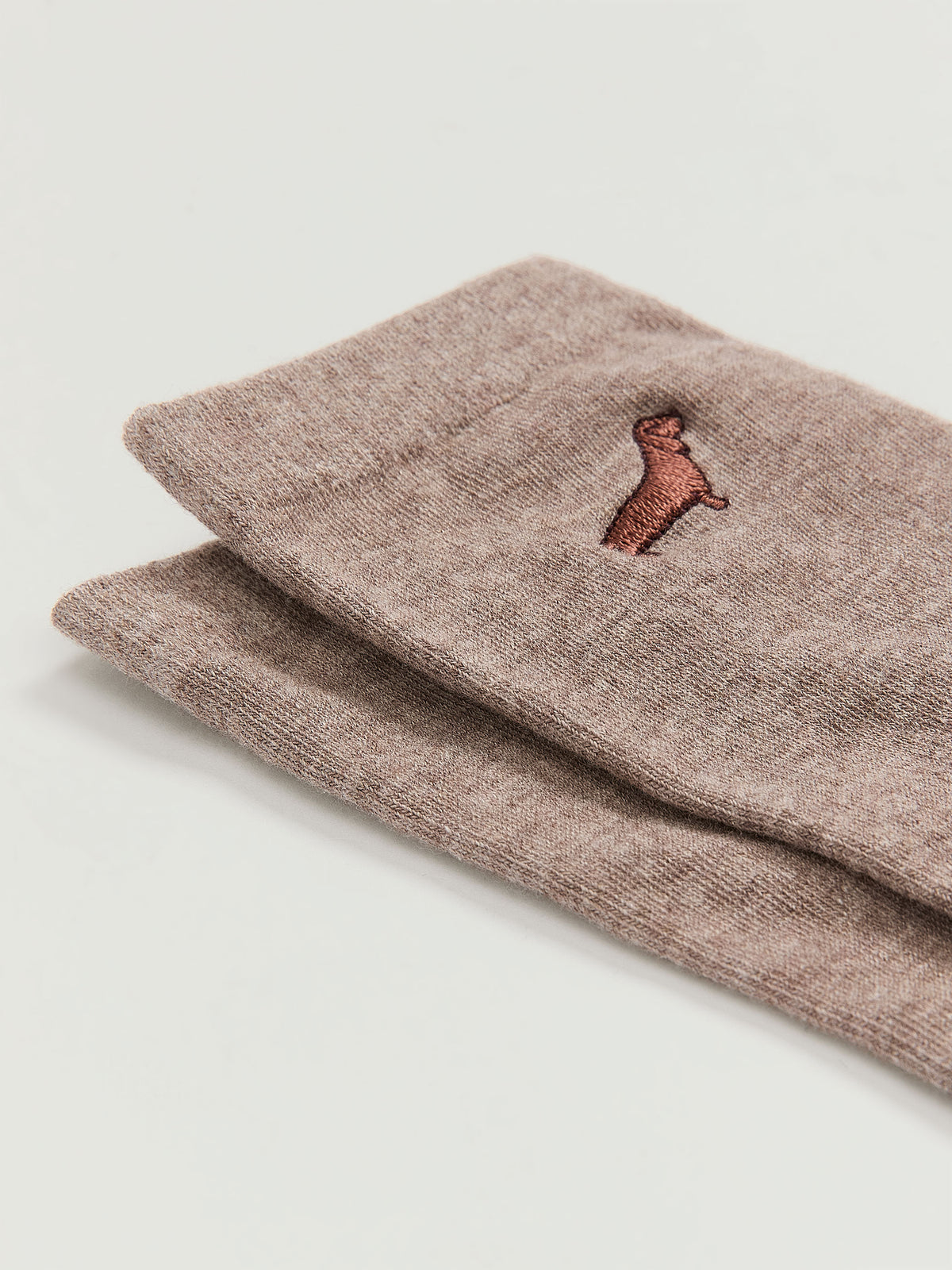 Crew Socks with Dog at Hem