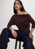 Long-Sleeve Off-the-Shoulder Top