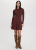 Long-Sleeve Polo Mini Dress
