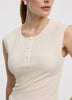 Ribbed Henley T-Shirt