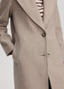 Long Wool-Blend Jacket