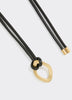 Faux Leather Cord Belt