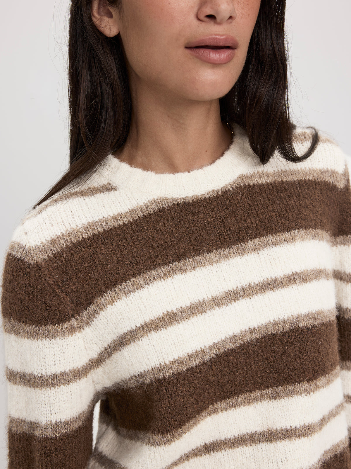 Crew Pullover – Wool Blend Fabric