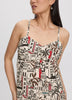 Sleeveless Midi Dress with Sweetheart Neckline