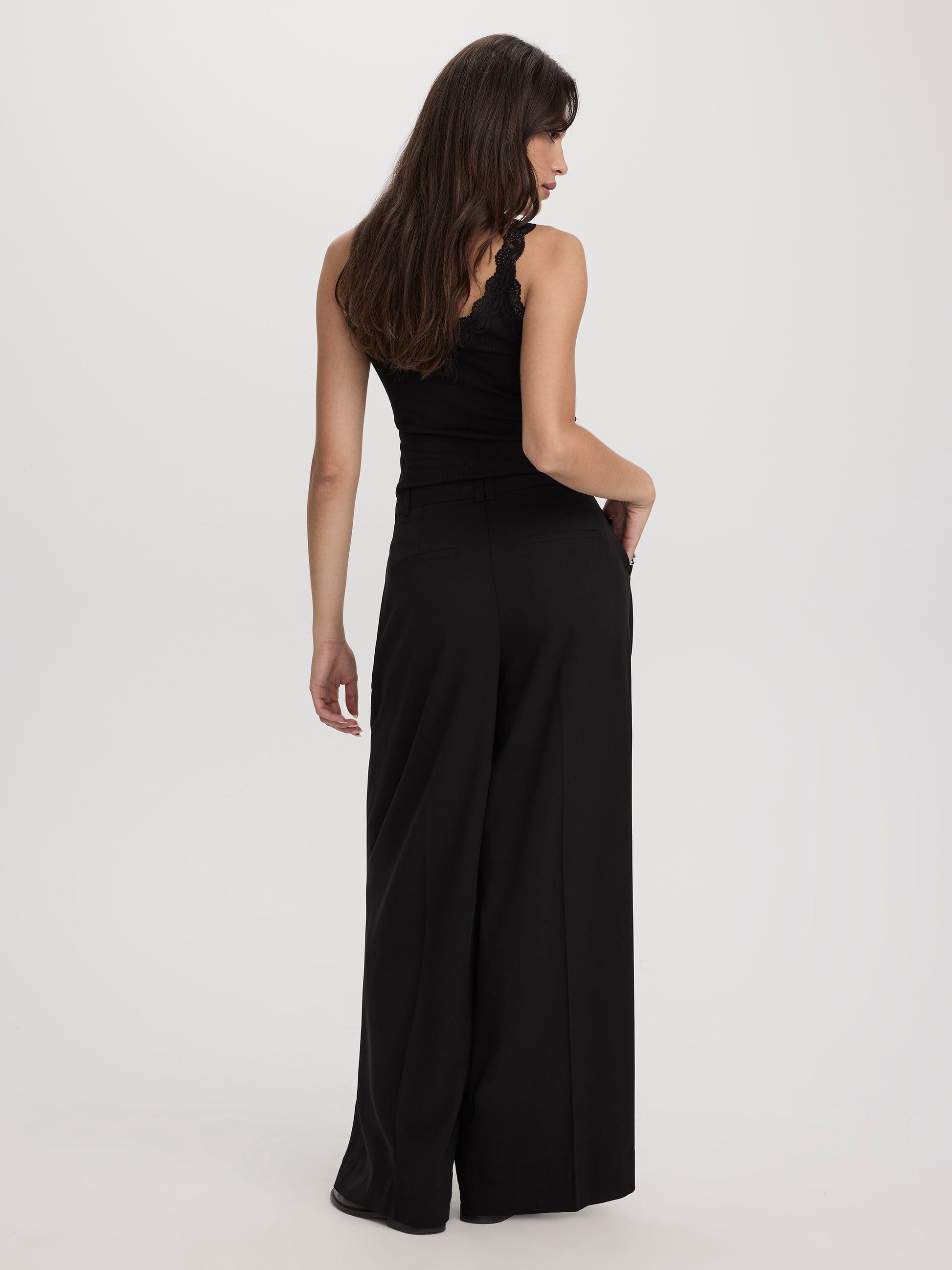 Wide-Leg High-Rise Pants - The Timeless