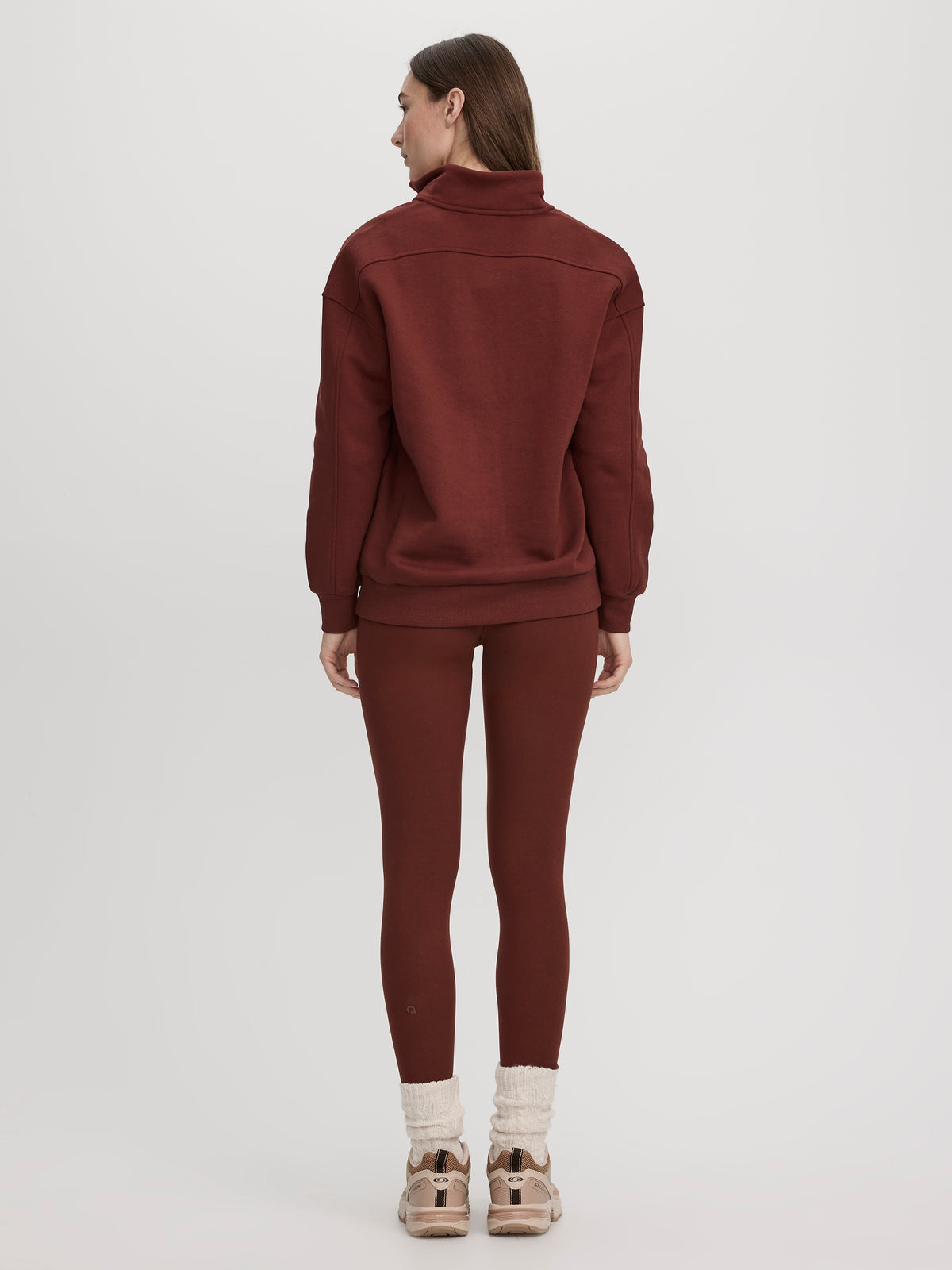 Polar Fleece Half-Zip Pullover - Hyba