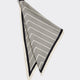 Diamond-Shaped Scarf with Geometric Pattern