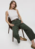 Wide-Leg High-Rise Cropped Pant