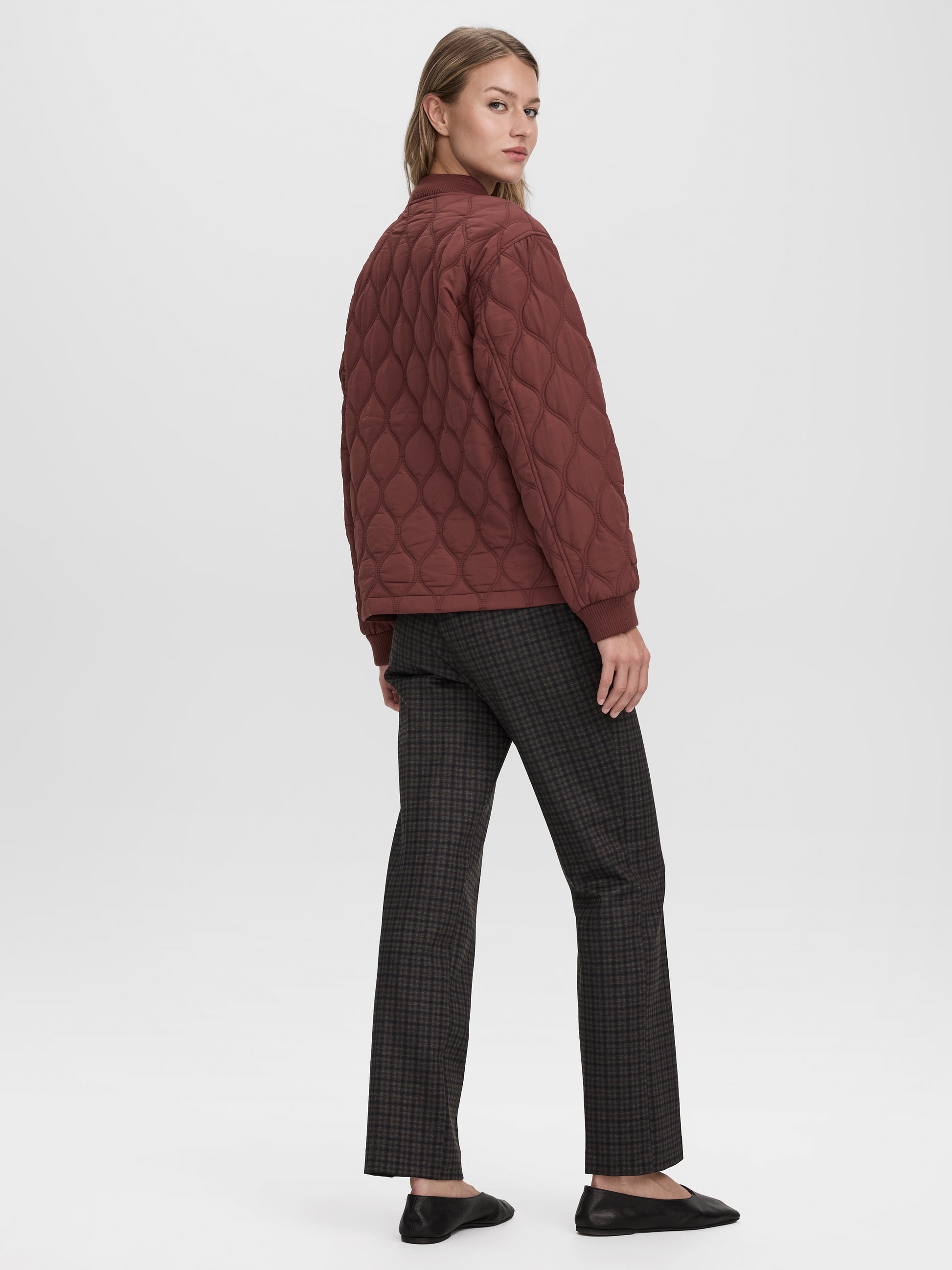 Quilted Bomber Jacket
