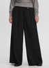 Wide-Leg Mid-Rise Pants with Asymmetrical Waist - The Timeless - Curvy Fit