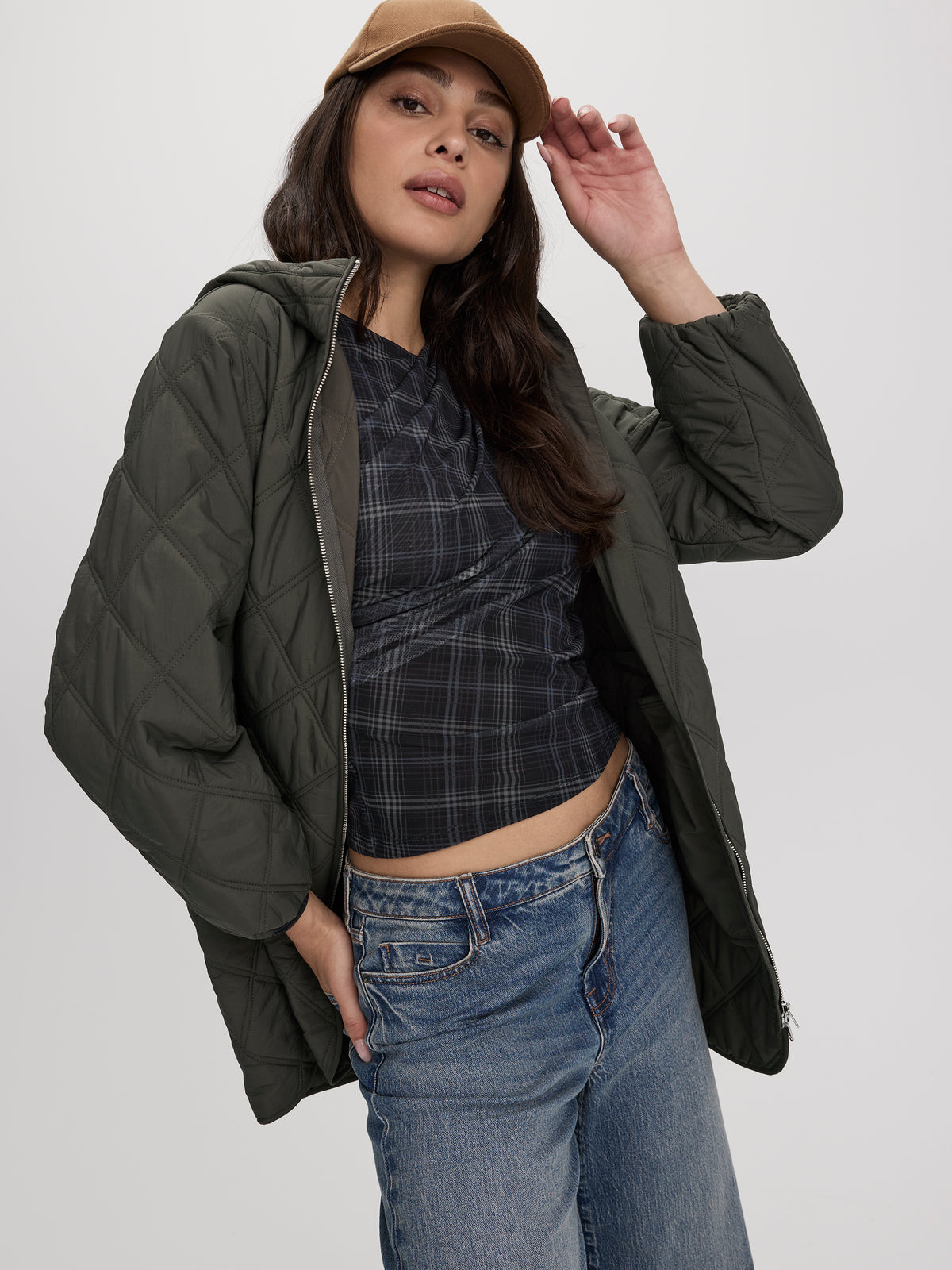 Hooded Quilted Jacket