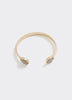Open Cuff Bracelet with Semi-Precious Stones