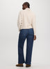 Long-Sleeve Half-Zip Mock-Neck Sweater