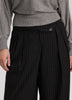Wide-Leg Mid-Rise Pants with Asymmetrical Waist - The Timeless - Curvy Fit