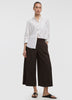 Cropped Wide-Leg High-Rise Pant