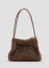 Sac porté épaule en fausse fourrure