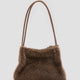 Sac porté épaule en fausse fourrure