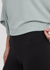 Dolman-Sleeve Boat-Neck Top