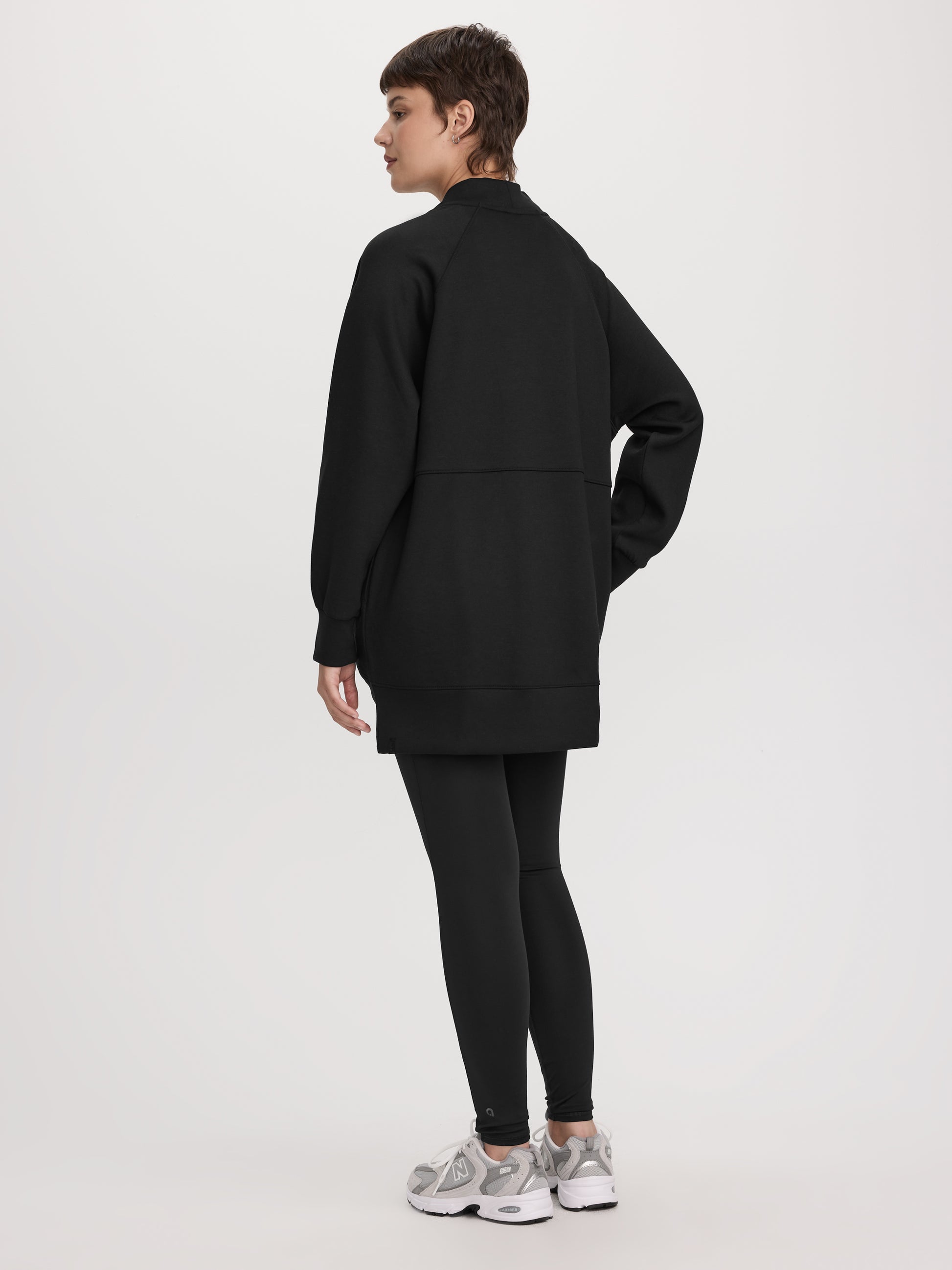 Long-Sleeve Open Cardigan with Pockets - HYLUX Hyba