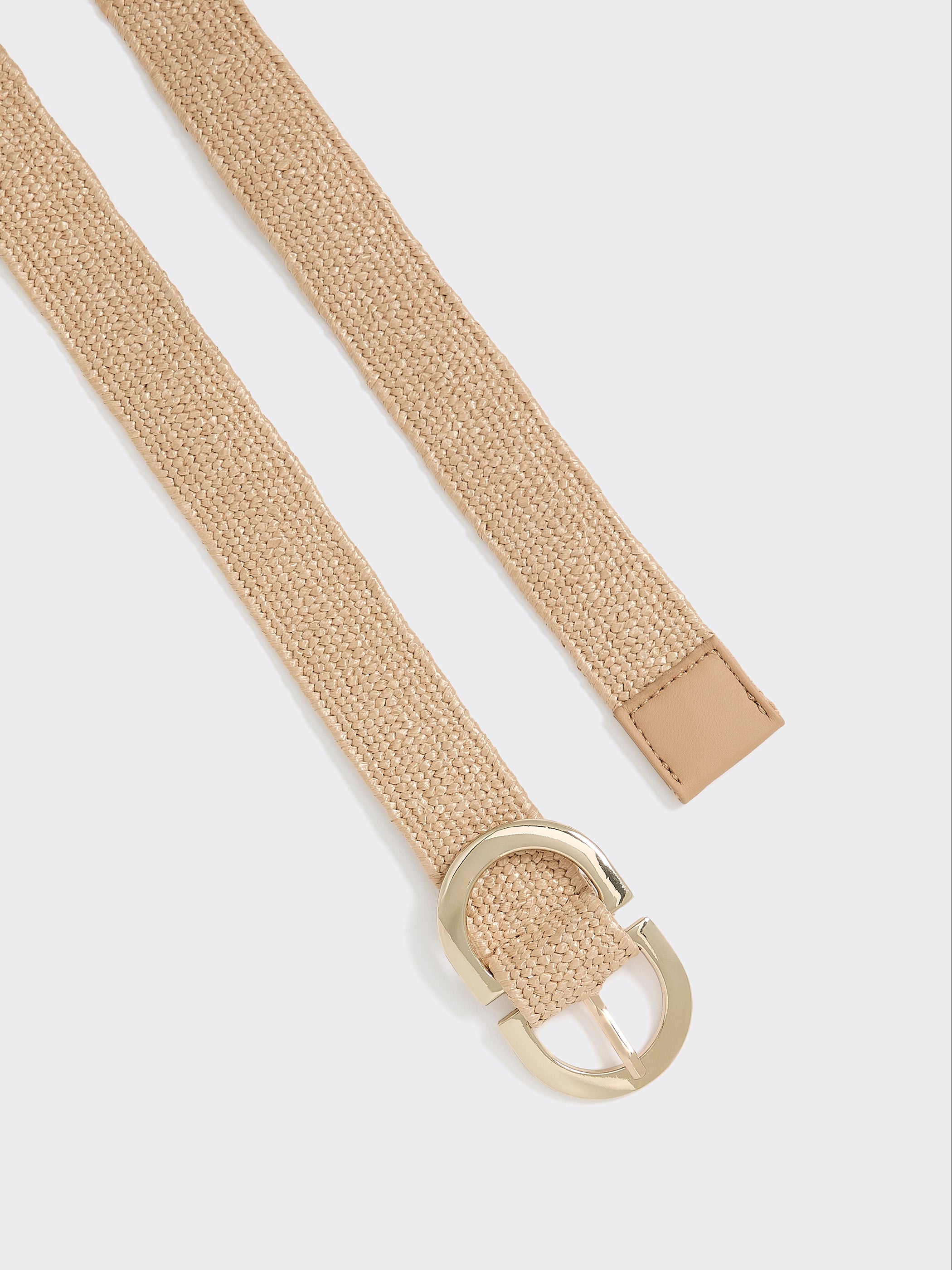 Elastic Belt with Metal Buckle