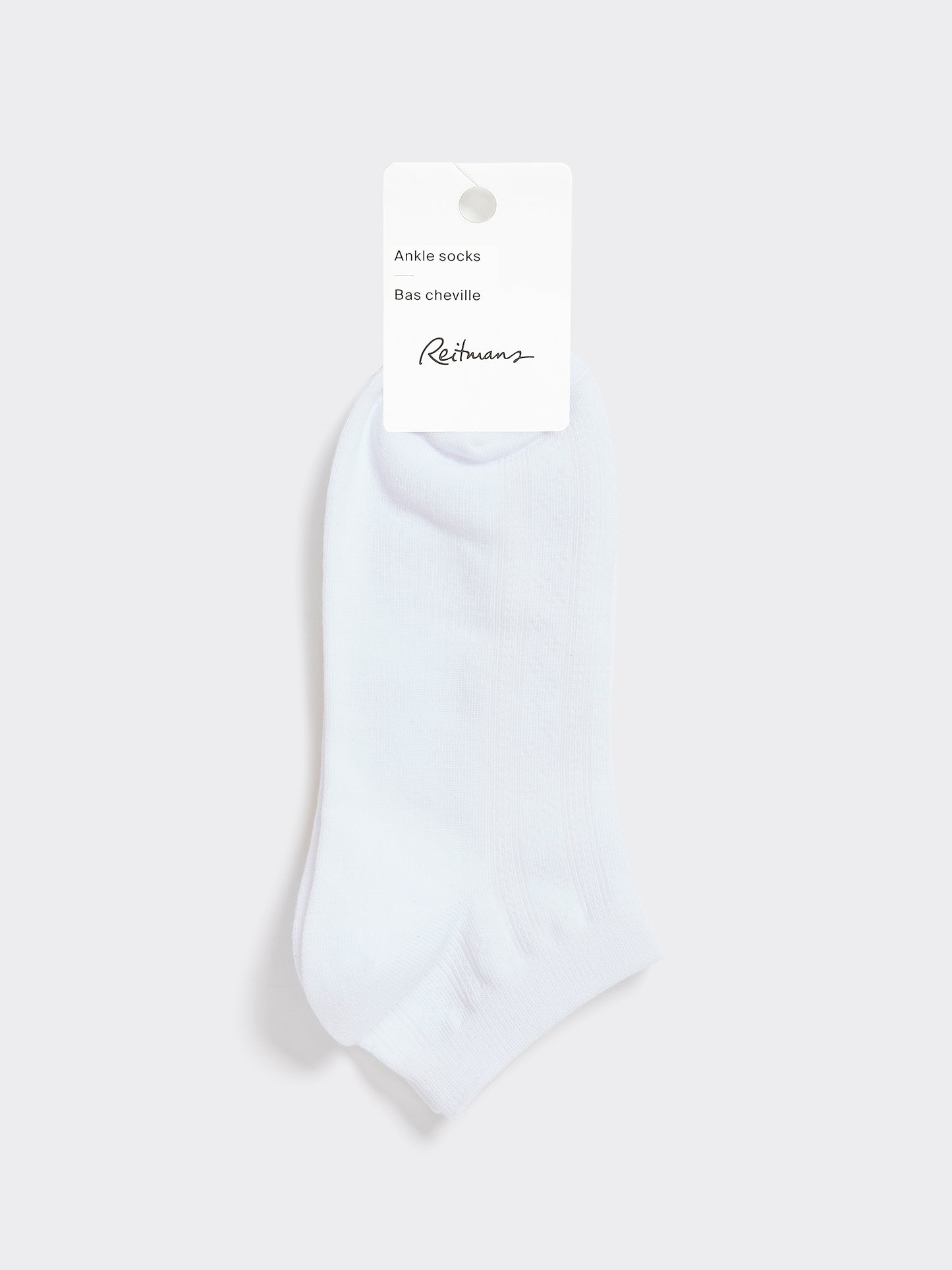 Anklet Socks with Pointelle Stitches
