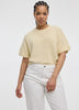 Short-Sleeve Crew-Neck Loose Sweater