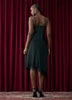 Sleeveless Midi Dress with Cowl Neckline