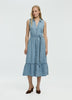 Sleeveless Buttoned-Down Midi Dress