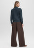 Long-Sleeve Sweater with Johnny Collar - R Essentials