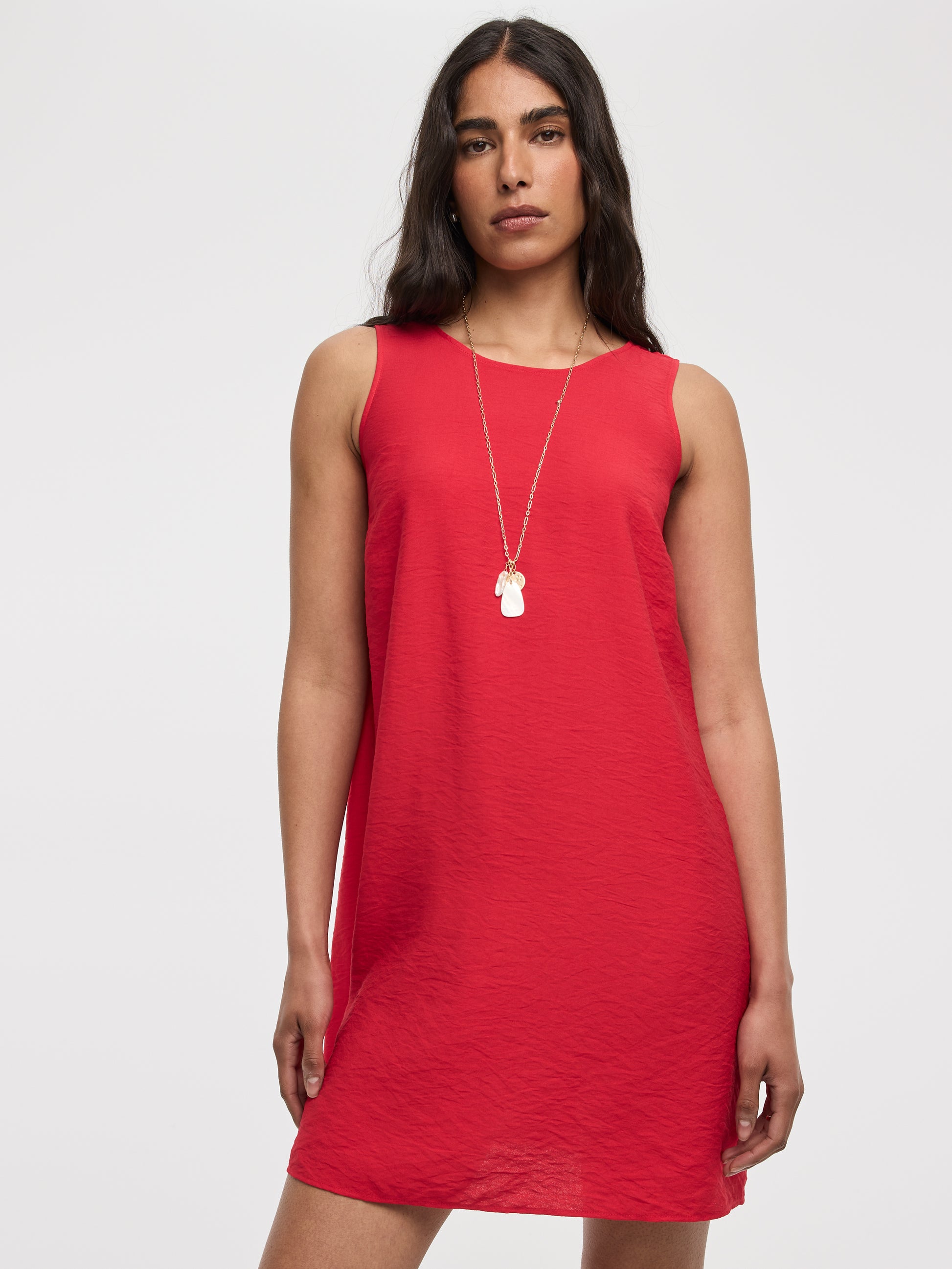 Sleeveless Swing Mini Dress